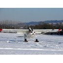 Piper PA-18 HB-PLG with skis